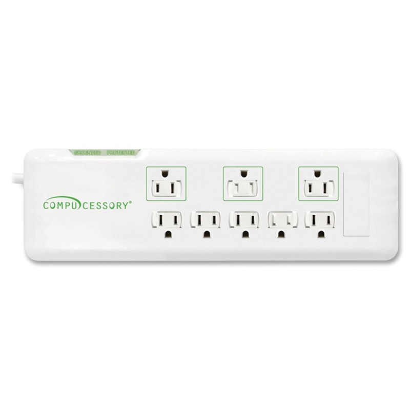 Compucessory 2160 Joules 8-Outlet Surge Protector 09854 CCS09854
