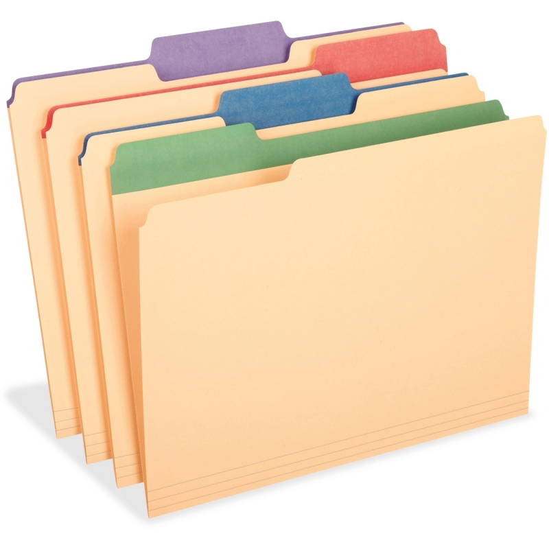 TOPS Colored Tab Manila File Folders 84100 PFX84100