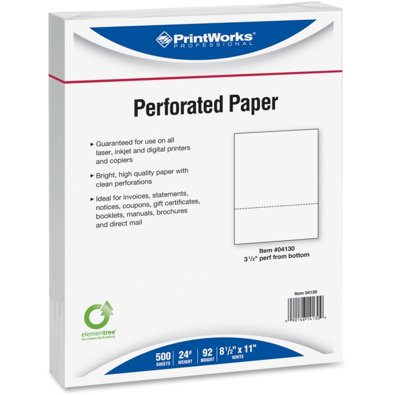 Printworks Horizontally Perforated Paper 04130 PRB04130