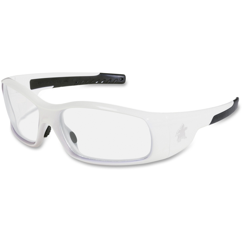 Crews Safety Swagger White Frame Safety Glasses CRWSR120 MCSCRWSR120 SR120