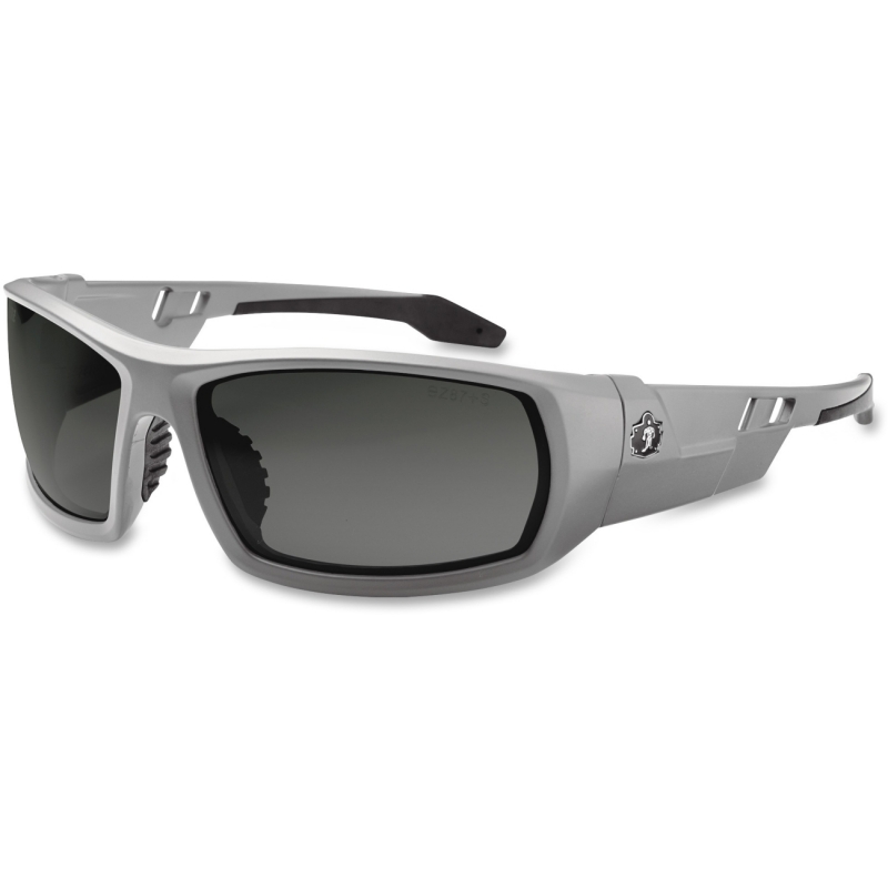 Ergodyne Smoke Lens/Gray Frame Safety Glasses 50130 EGO50130 Odin