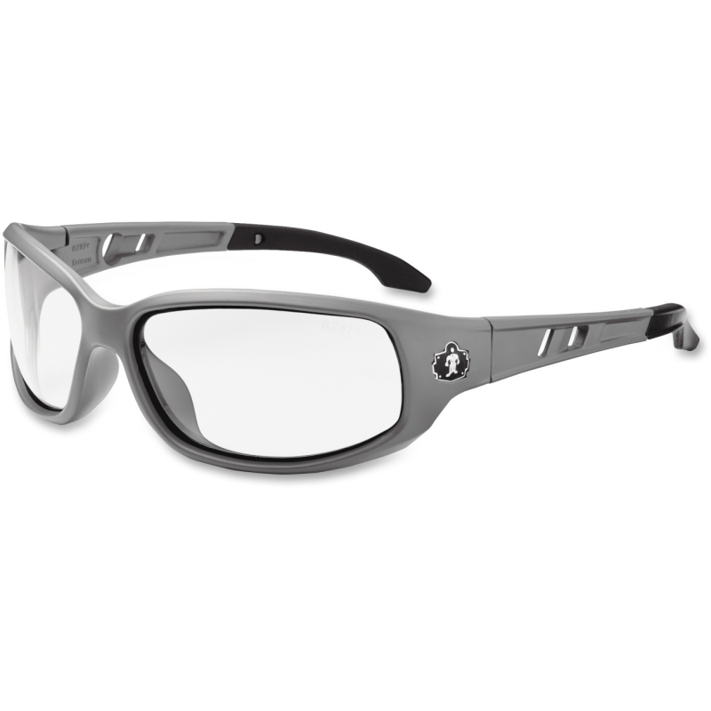 Ergodyne Clr Lens/Gray Frm Safety Glasses 54100 EGO54100 Valkyrie