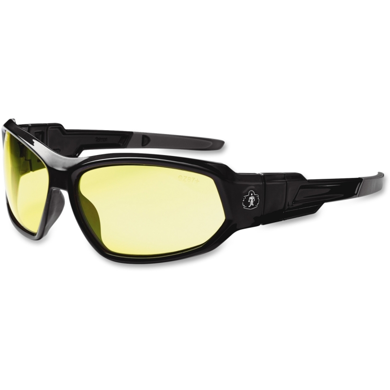 Ergodyne Yellow Lens Safety Glasses 56050 EGO56050 Loki