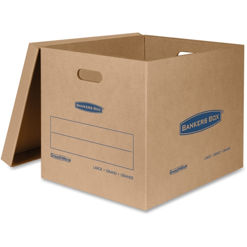 Bankers Box SmoothMove Classic Moving Boxes, Large 7718201 FEL7718201