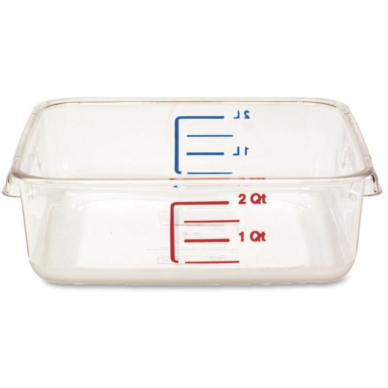 Rubbermaid Space Saving Square Container 630200CLR RCP630200CLR