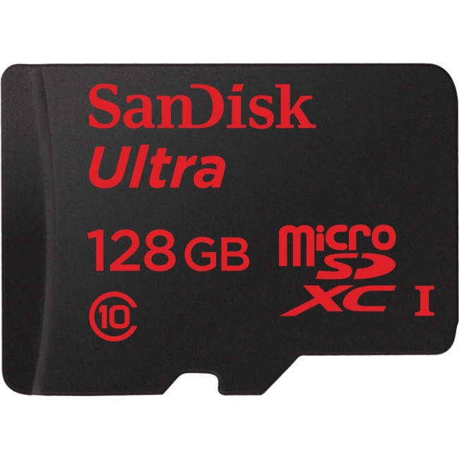 SanDisk 128GB Ultra microSD Extended Capacity (microSDXC) Card SDSQUNC-128G-AN6MA
