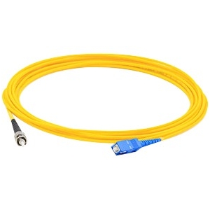 AddOn 1m SC (Male) to ST(Male) Single-Mode fiber (SMF) Simplex OS1 Yellow Patch Cable ADD-ST-SC-1MS9SMF