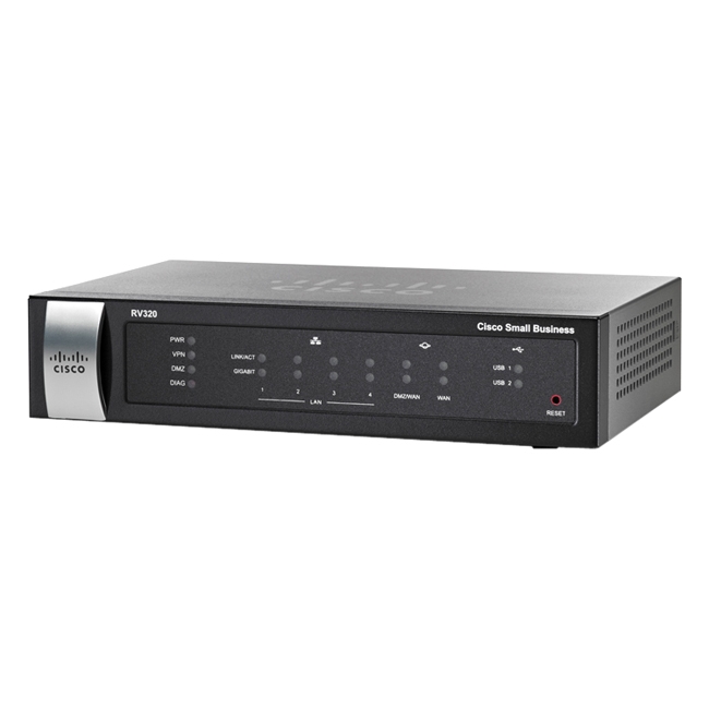 Cisco Dual WAN VPN Router RV320-K9-G5 RV320