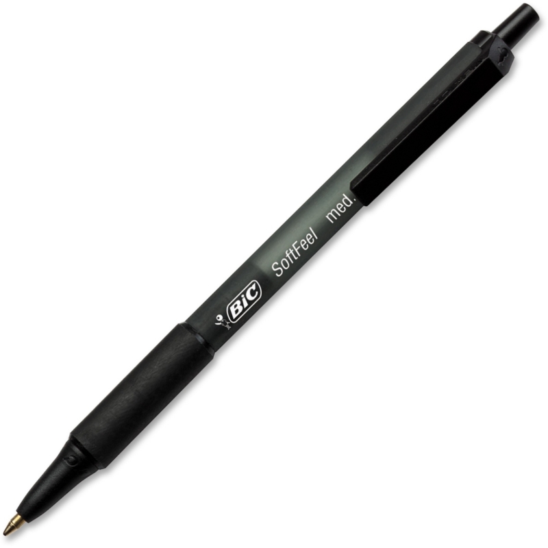 BIC SoftFeel Retractable Ball Pens SCSM361BK BICSCSM361BK