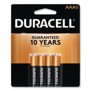 Duracell CopperTop Alkaline Batteries, AAA, 8/PK, 40 PK/Carton DURMN2400B8ZCT MN2400B8Z