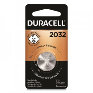 Duracell Button Cell Lithium Electronics Battery, 2032, 3V, 6/Box DURDL2032BPK DL2032BPK