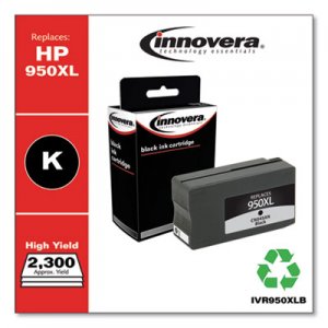 Innovera Remanufactured CN045AN (950XL) High-Yield Ink, Black IVR950XLB