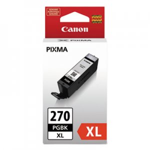 Canon 0319C001 (PGI-270XL) High-Yield Ink, Pigment Black CNM0319C001 0319C001