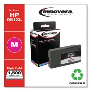 Innovera Remanufactured CN047AN (951XL) High-Yield Ink, Magenta IVR951XLM