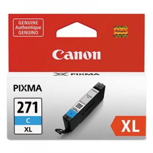 Canon (CLI-271XL) High-Yield, Ink, Cyan CNM0337C001 0337C001