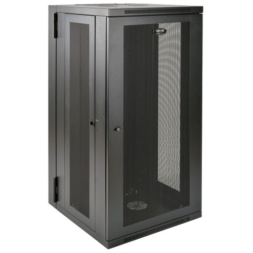 Tripp Lite SmartRack 26U UPS-Depth Wall-Mount Rack Enclosure Cabinet, Hinged Back SRW26USDP