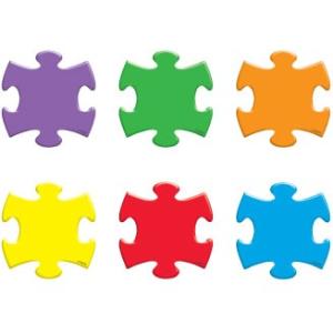 Trend Mini Puzzle Pieces Accent Varitey Pack 10805 TEP10805