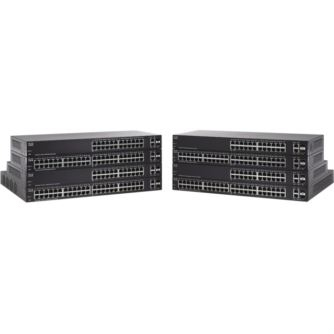 Cisco 50-Port Gigabit Smart Plus Switch SG220-50-K9-NA SG220-50