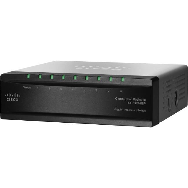 Cisco Ethernet Switch SLM2008PT-UK SG 200-08P