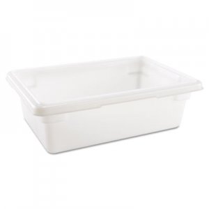 Rubbermaid Commercial Food/Tote Boxes, 3.5gal, 18w x 12d x 6h, White RCP3509WHI FG350900WHT