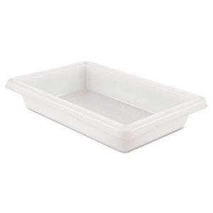 Rubbermaid Commercial Food/Tote Boxes, 2gal, 18w x 12d x 3 1/2h, White RCP3507WHI FG350700WHT