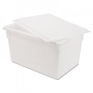 Rubbermaid Commercial Food/Tote Boxes, 21.5gal, 26w x 18d x 15h, White RCP3501WHI FG350100WHT