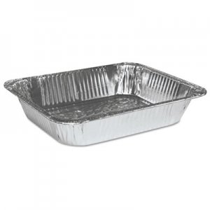 Boardwalk Aluminum Pan, Half-Size, Steam Table, Deep, 100/Carton BWKSTEAMHFDP