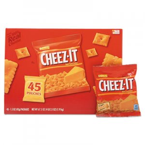 Sunshine Cheez-it Crackers, Original, 1.5 oz Pack, 45 Packs/Carton KEB827553 2410010201