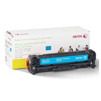 Xerox (CE411A) Compatible Remanufactured Toner, 2600 Page-Yield, Cyan XER006R03015 006R03015