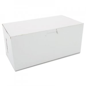 SCT Non-Window Bakery Boxes, 9 x 5 x 4, White, 250/Carton SCH0949 SCH 0949
