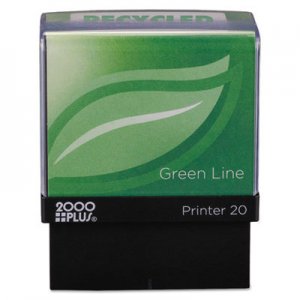 COSCO 2000PLUS Self-Inking Custom Message Stamp, 1/2 x 1 3/8 COS1SI20PGL 1SI20PGL