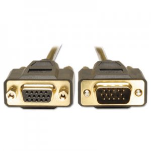 Tripp Lite VGA Monitor Extension Cable, HD15 Male to HD 15 Female, 6 ft, Black TRPP510006 P510-006