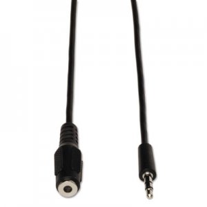 Tripp Lite Audio Cables, 6 ft, Black, 3.5 mm Male; 3.5 mm Female TRPP311006 P311-006