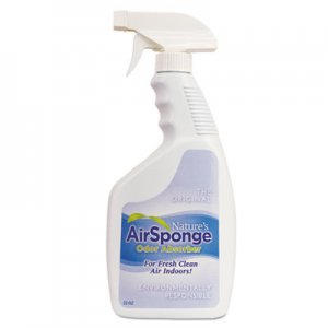 Nature's Air Sponge Odor Absorber Spray, Fragrance Free, 22 oz Spray Bottle DEL10132EA DMI10132