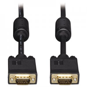 Tripp Lite VGA Coax Monitor Cables, 50 ft, Black, HD15 Male; HD15 Male TRPP502050 P502-050