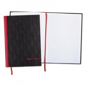 Black n' Red Casebound Notebook Plus Pack, Ruled, 11 3/4 x 8 1/4, 96 Sheets, 2/Pack JDK67012
