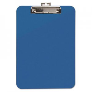 Mobile OPS Unbreakable Recycled Clipboard, 1/4" Capacity, 8 1/2 x 11, Blue BAU61623 61623