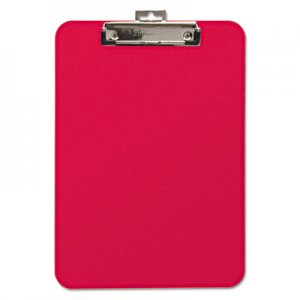 Mobile OPS Unbreakable Recycled Clipboard, 1/4" Capacity, 8 1/2 x 11, Red BAU61622 61622