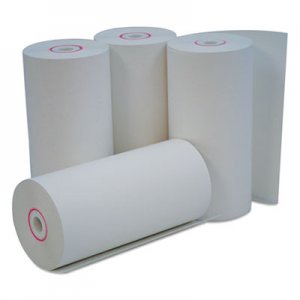 Genpak Single-Ply Thermal Paper Rolls, 4 3/8" x 127 ft, White, 50/Carton UNV35765