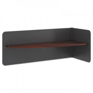 HON Manage Series Table Desk Metal Divider w/Laminate Shelf, 31 x 13 x 12, Chestnut BSXMNGDIVC HMNGDIV.C1