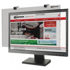 Innovera Protective Antiglare LCD Monitor Filter, Fits 24" Widescreen LCD, 16:9/16:10 IVR46406