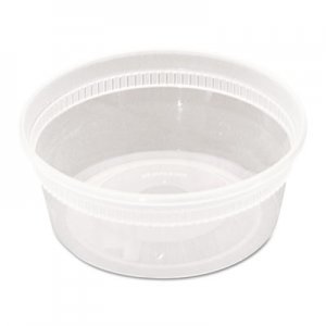 Pactiv DELItainer Microwavable Combo, Clear, 8 oz, 1.13 x 2.8 x 1.33, 240/Carton PCTYL2508 YL2508