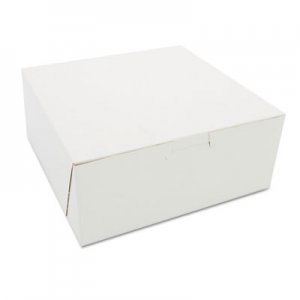 SCT Bakery Boxes, White, Paperboard, 7 x 7 x 3, 250/Carton SCH0917 SCH 0917