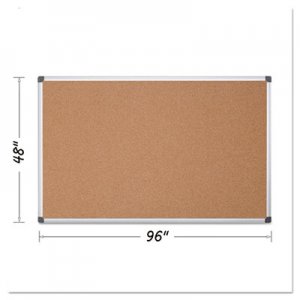 MasterVision Value Cork Bulletin Board with Aluminum Frame, 48 x 96, Natural BVCCA211170 CA211170
