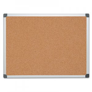 MasterVision Value Cork Bulletin Board with Aluminum Frame, 36 x 48, Natural BVCCA051170 CA051170