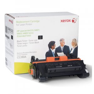 Xerox Compatible Reman CE390A Extended Yield Toner,18000 Page-Yield, Black XER006R03202 006R03202