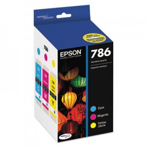 Epson T786520 (786) DURABrite Ultra Ink, Cyan/Magenta/Yellow EPST786520 T786520
