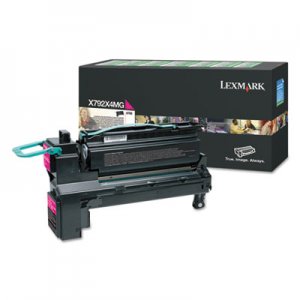 Lexmark X792X4MG (X792) Extra High-Yield Toner, 20000 Page-Yield, Magenta LEXX792X4MG X792X4MG