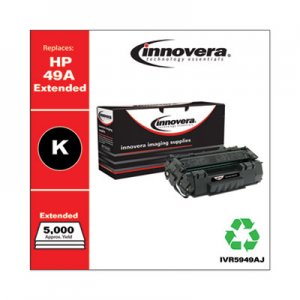 Innovera Remanufactured Q5949A(J) (49AJ) Extended-Yield Toner, Black IVR5949AJ