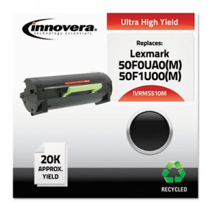 Innovera Remanufactured 50F0UA0 (MS510M) Ultra High-Yield MICR Toner, Black IVRMS510M